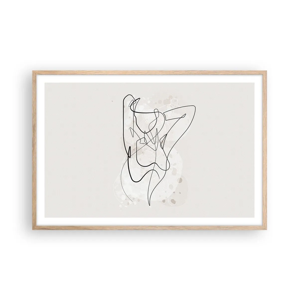 Affisch i ram av ljusek - Konsten att förföra - 91x61 cm