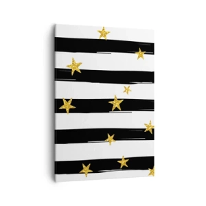 Canvastavla - Bild på duk - Alla är vi födda under lycklig stjärna - 50x70 cm