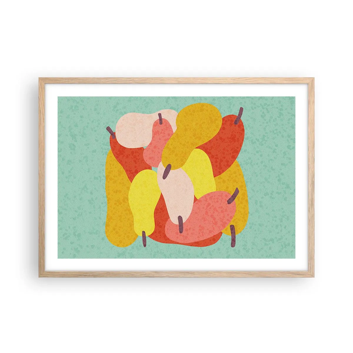 Affisch i ram av ljusek - Smaka på sommarsolen - 70x50 cm