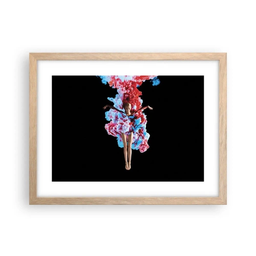 Affisch i ram av ljusek - Fullt blommande - 40x30 cm