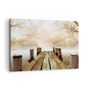 Canvastavla - Bild på duk - Höstledsen - 100x70 cm