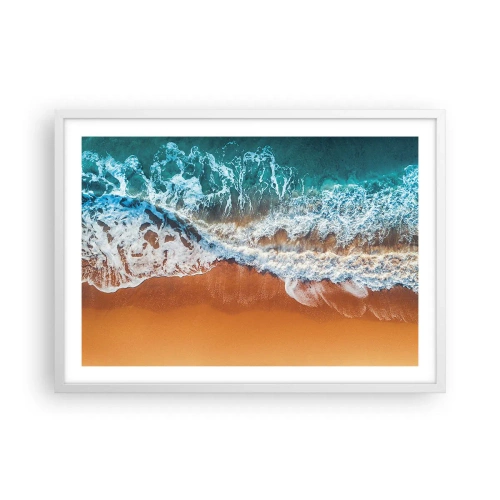 Affisch i vit ram - Alltid i par - 70x50 cm