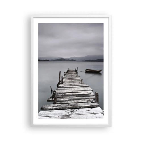 Affisch i vit ram - Imorgon kan du ge dig iväg - 50x70 cm