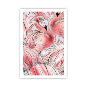 Affisch - Fåglarnas corps de ballet - 61x91 cm