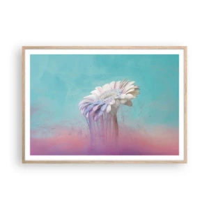 Affisch i ram av ljusek - Blommornas undervärld - 100x70 cm