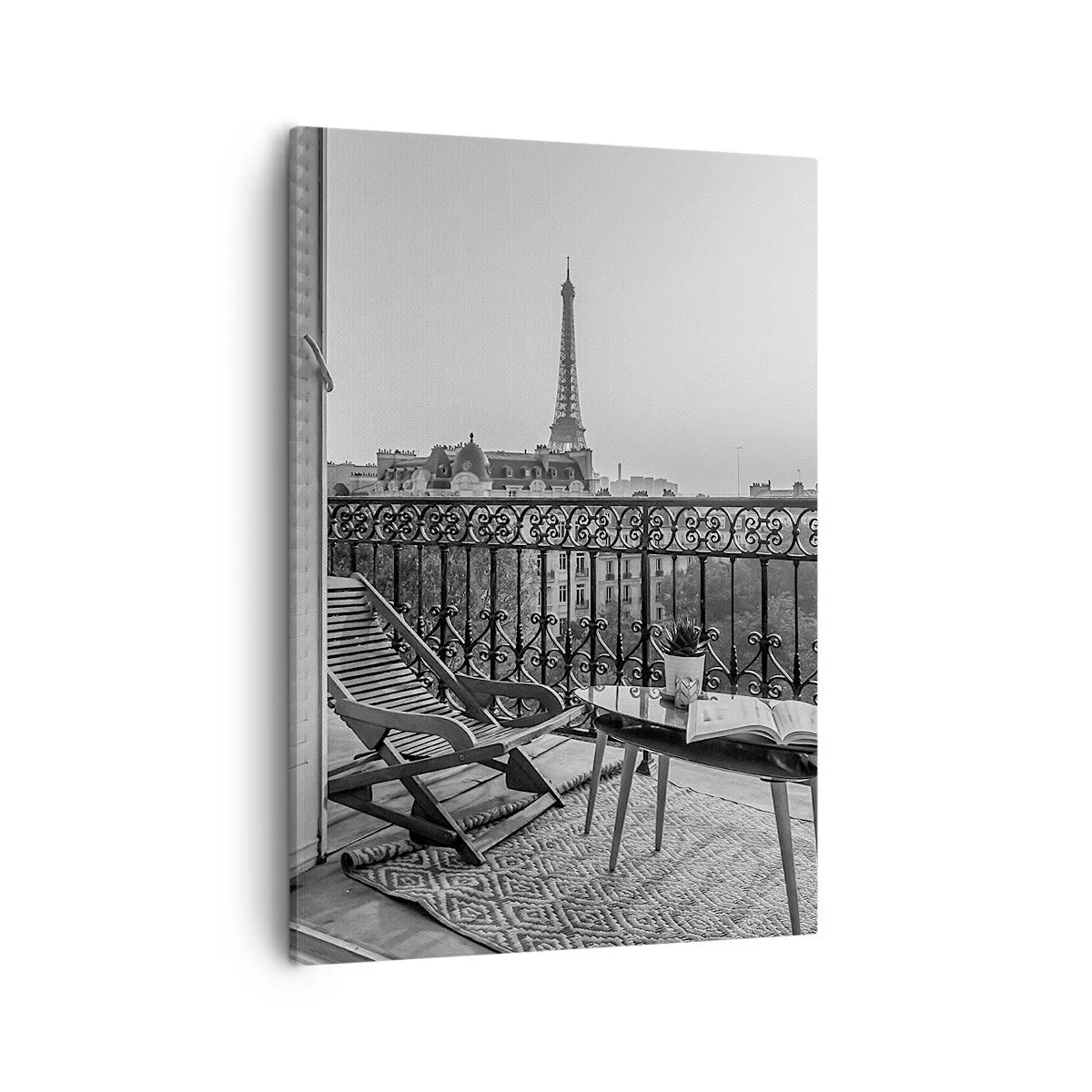 Canvastavla - Bild på duk - En eftermiddag i Paris - 50x70 cm