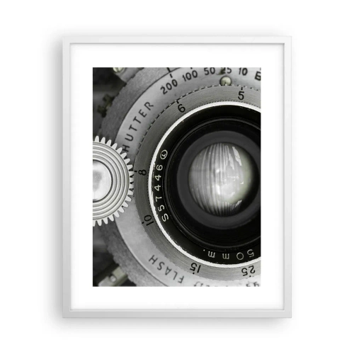 Affisch i vit ram - En berättelse om Hollywood - 40x50 cm