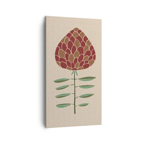 Canvastavla - Bild på duk - Som en stor barrkotte - 45x80 cm