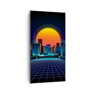 Canvastavla - Bild på duk - Vill du fortfarande till verkligheten? - 65x120 cm