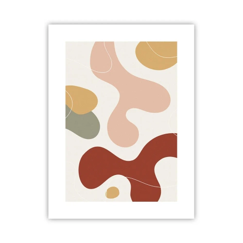 Affisch - Ornamental zig-zack? - 30x40 cm