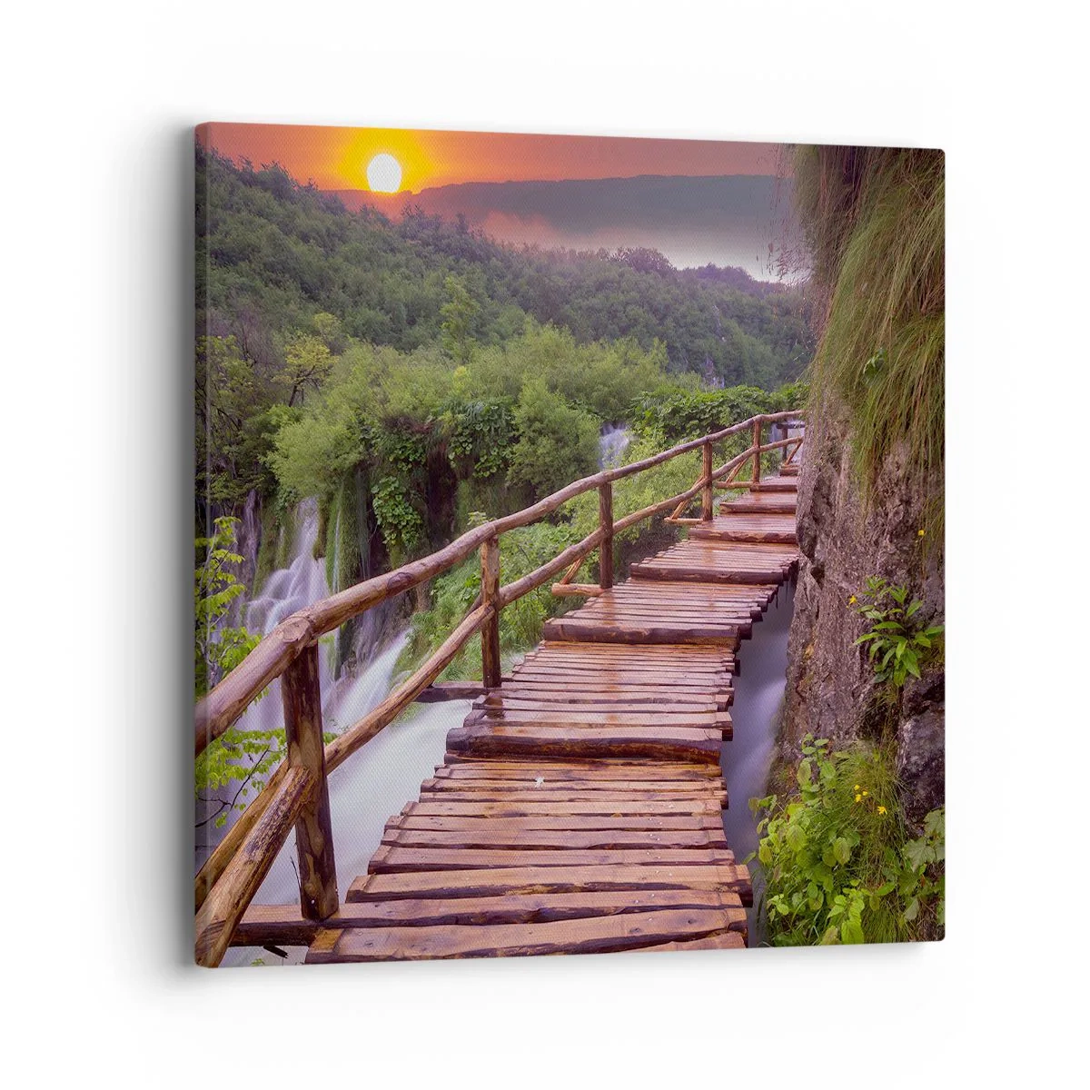 Canvastavla - Bild på duk - Otrolig skönhet - 40x40 cm