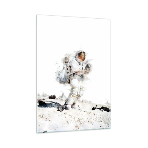 Glastavla - Bild på glas - Jordens sändebud - 50x70 cm