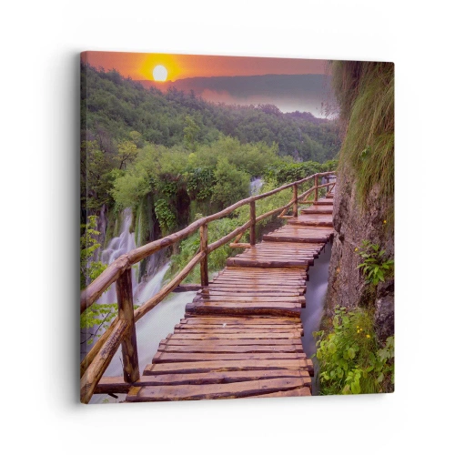 Canvastavla - Bild på duk - Otrolig skönhet - 30x30 cm