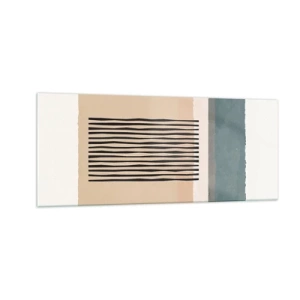 Glastavla - Bild på glas - Allt väl - 100x40 cm