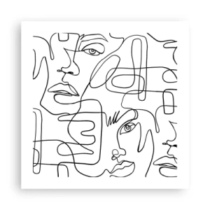 Affisch - I trassliga känslor - 50x50 cm