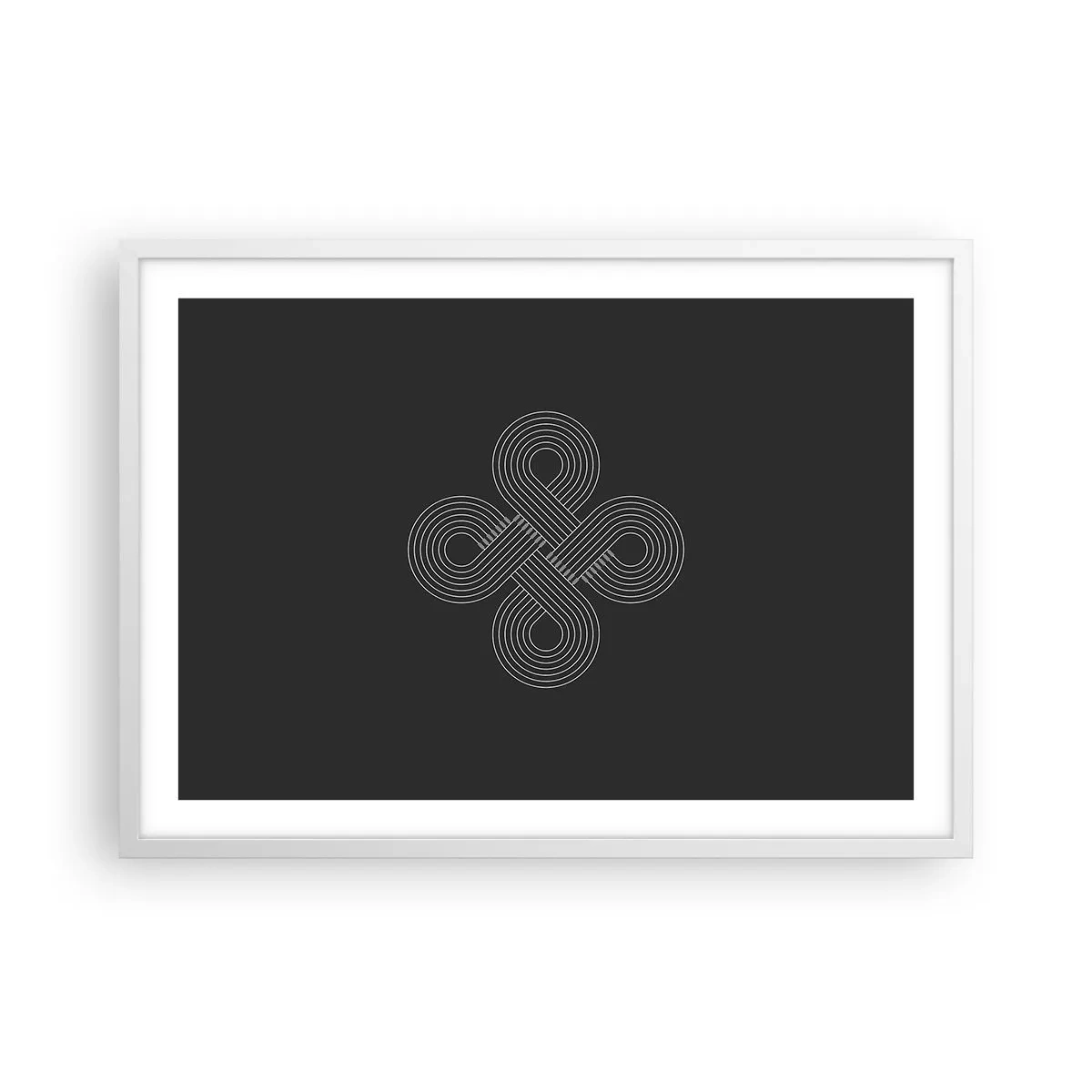 Affisch i vit ram - I keltisk anda - 70x50 cm