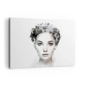 Canvastavla - Bild på duk - Väldigt stilig porträtt - 100x70 cm
