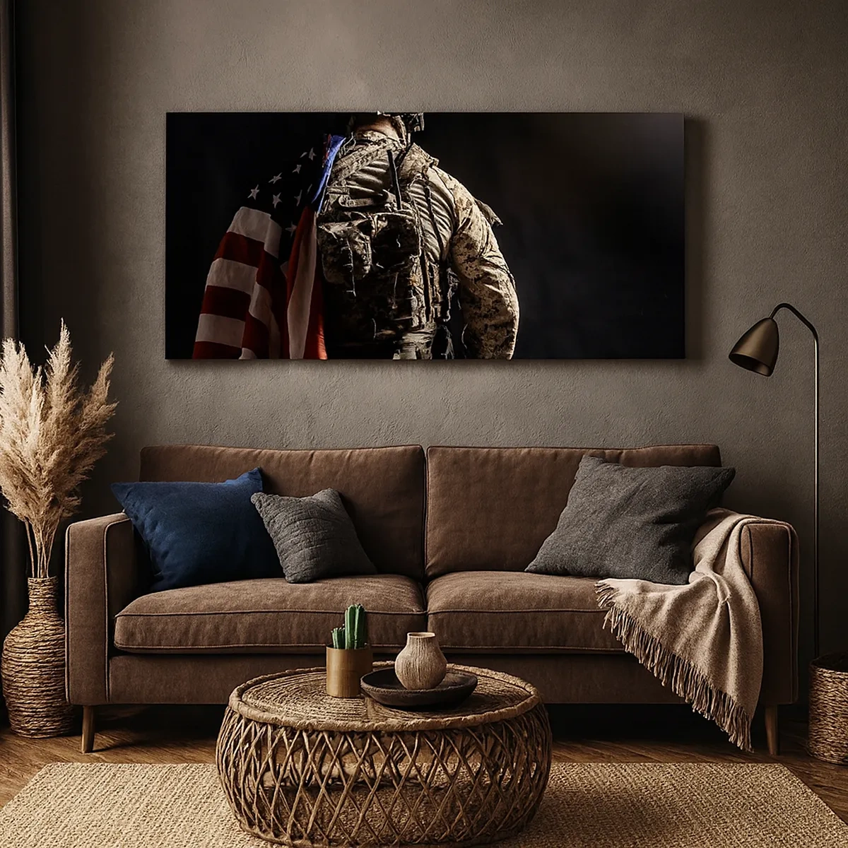 Canvastavla - Bild på duk - Just därför - 30x30 cm