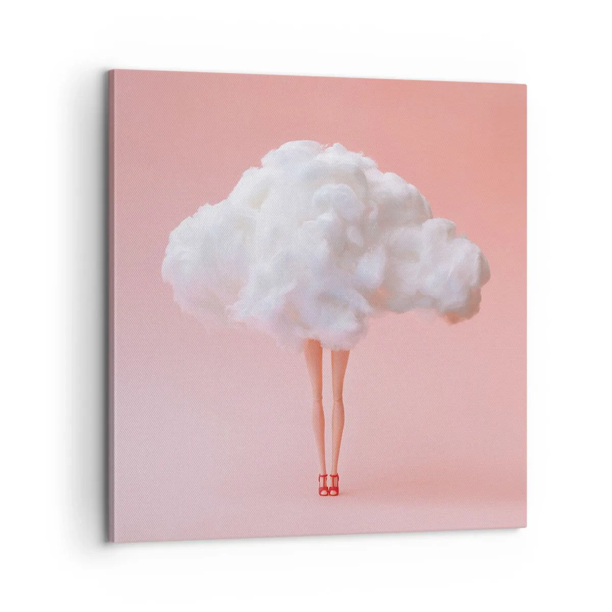 Canvastavla - Bild på duk - Söt utfästelse - 60x60 cm