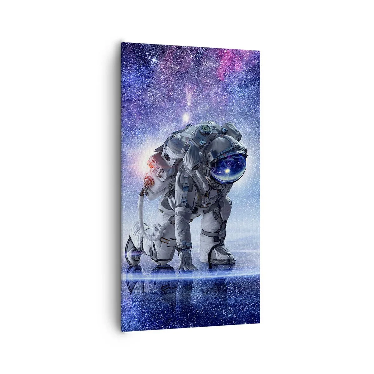 Canvastavla - Bild på duk - Stjärnig himmel över mig - 65x120 cm