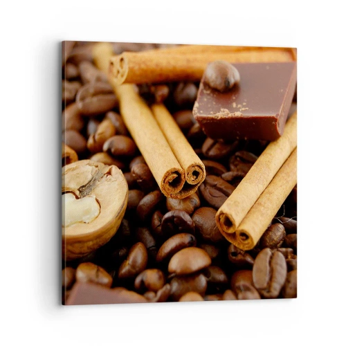 Canvastavla - Bild på duk - Aromkonsert - 70x70 cm