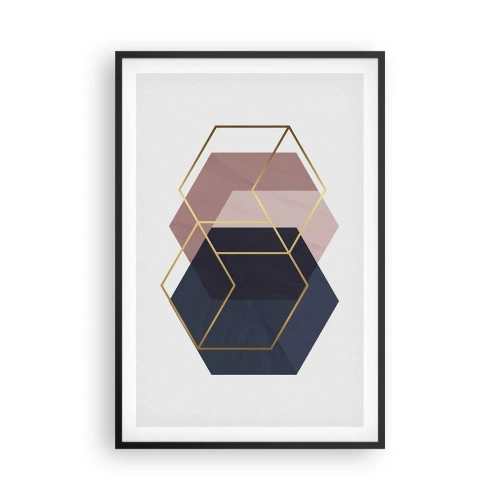 Affisch i svart ram - Enkelhetens styrka - 61x91 cm