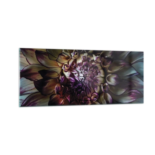 Glastavla - Bild på glas - Blommande ungdom - 100x40 cm