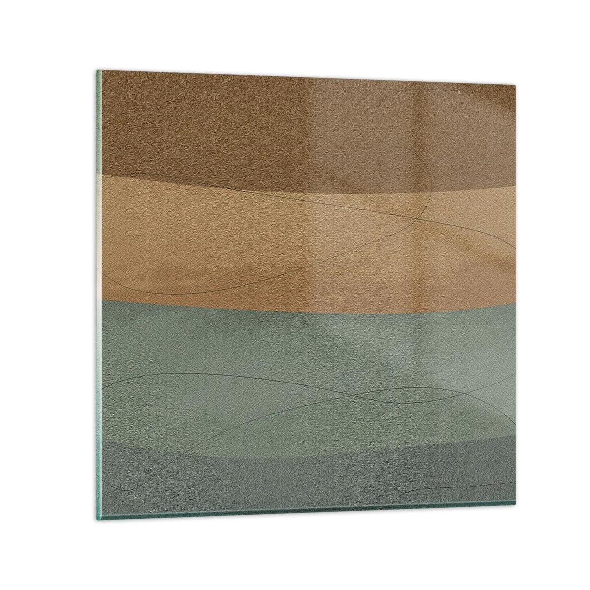 Glastavla - Bild på glas - Horisontell komposition - 70x70 cm