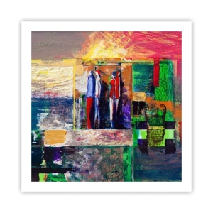 Affisch - Relationer och emotioner - 60x60 cm