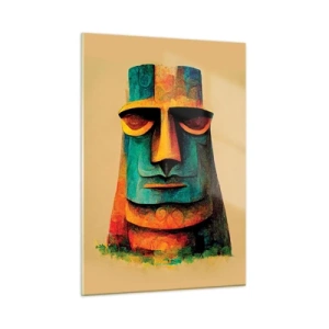 Glastavla - Bild på glas - Statylik, men ändå sympatisk - 50x70 cm