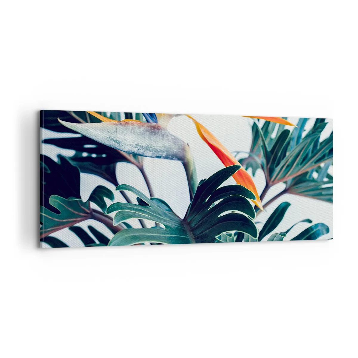 Canvastavla - Bild på duk - Fågelbuske - 100x40 cm