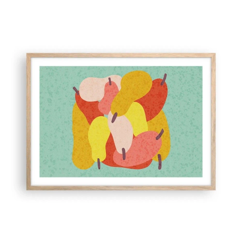 Affisch i ram av ljusek - Smaka på sommarsolen - 70x50 cm