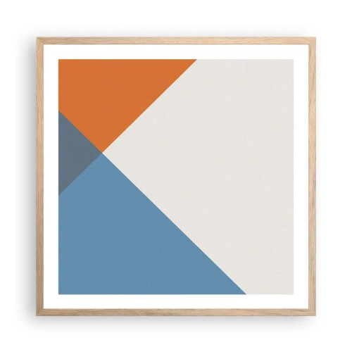 Affisch i ram av ljusek - Under vinkel… - 60x60 cm