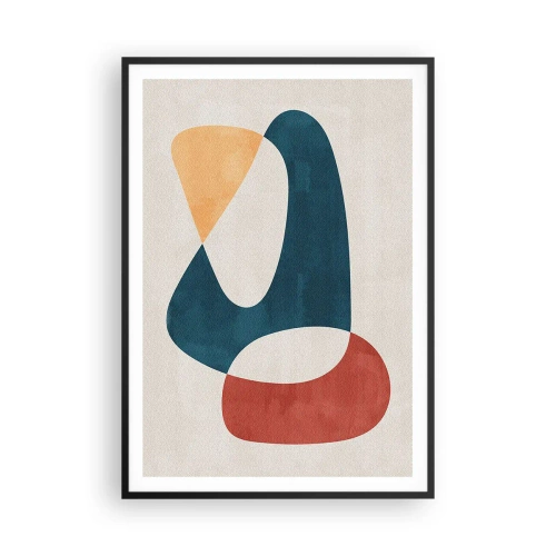 Affisch i svart ram - Influenser och metamorfoser - 70x100 cm