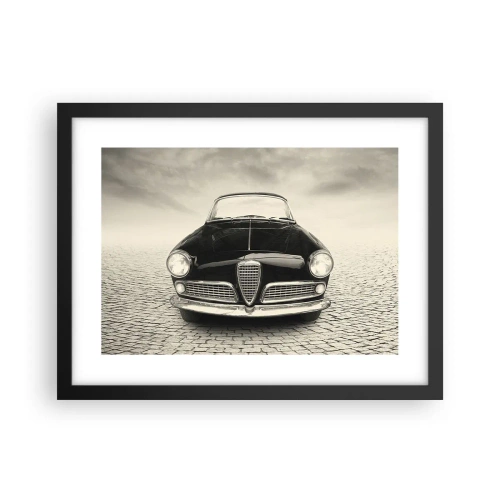 Affisch i svart ram - Hur kan man inte älska mig? - 40x30 cm