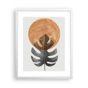 Affisch i vit ram - Alltid solen - 40x50 cm