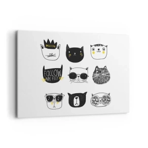 Canvastavla - Bild på duk - Varje annorlunda - 100x70 cm