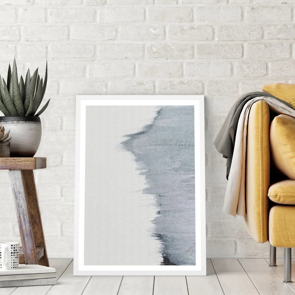 Affisch i vit ram - Mystisk skiva - 61x91 cm