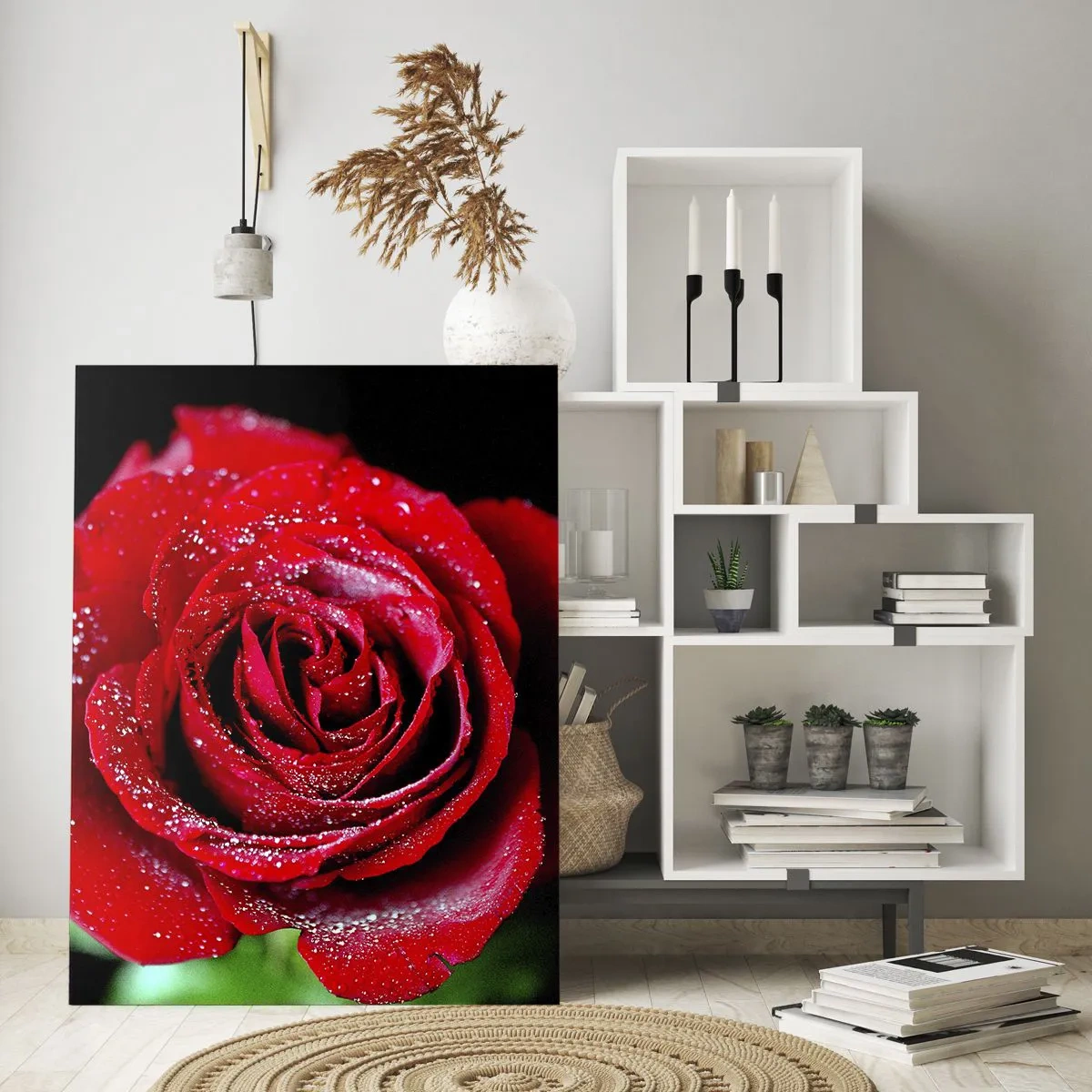 Glastavla - Bild på glas - Det är just kärlek - 70x100 cm