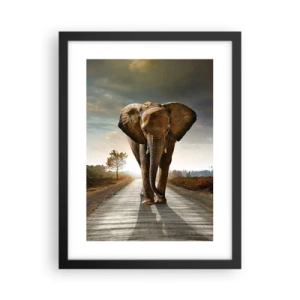 Affisch i svart ram - Inte alls i en porslinsbutik - 30x40 cm