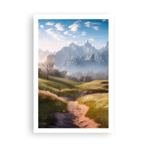 Affisch - Idyllisk dal - 61x91 cm