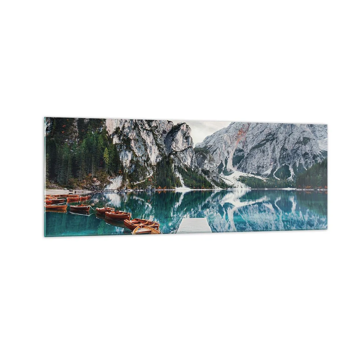 Glastavla - Bild på glas - Vi visar dig skönhet - 140x50 cm