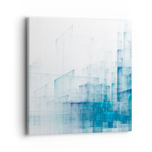 Canvastavla - Bild på duk - Hur utrymmet blev till - 40x40 cm