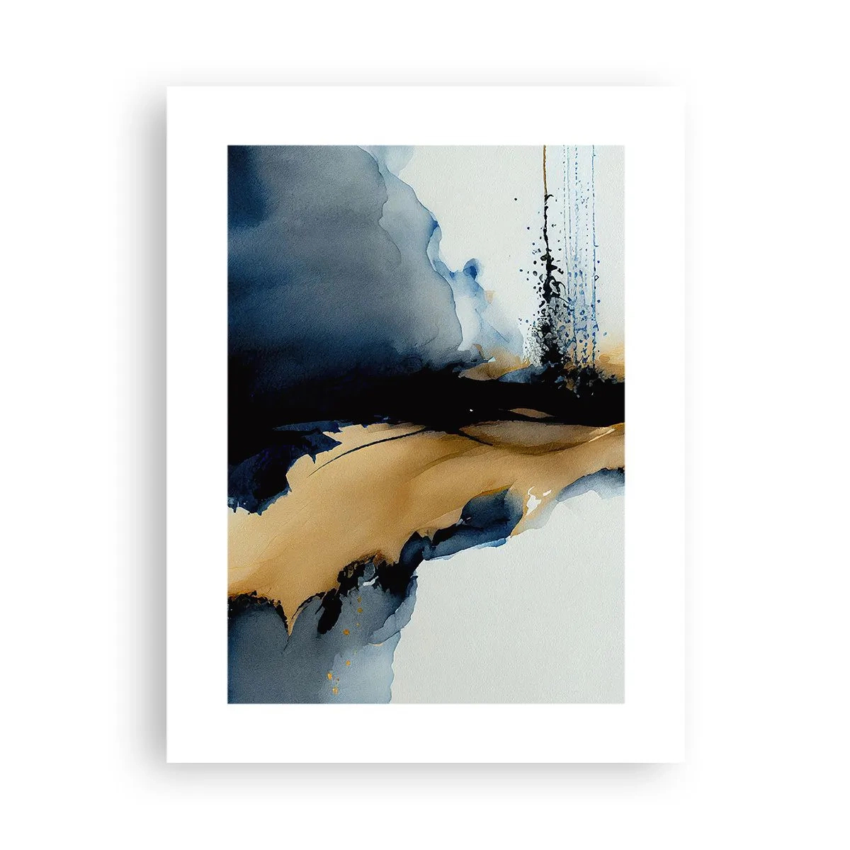 Affisch - Bakom ridån - 30x40 cm