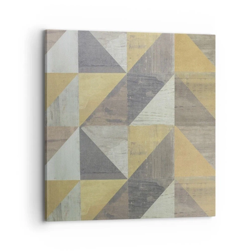 Canvastavla - Bild på duk - Under triangelns vinkel - 70x70 cm