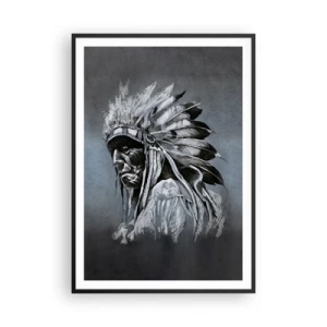 Affisch i svart ram - Tillbaka till rötterna - 70x100 cm