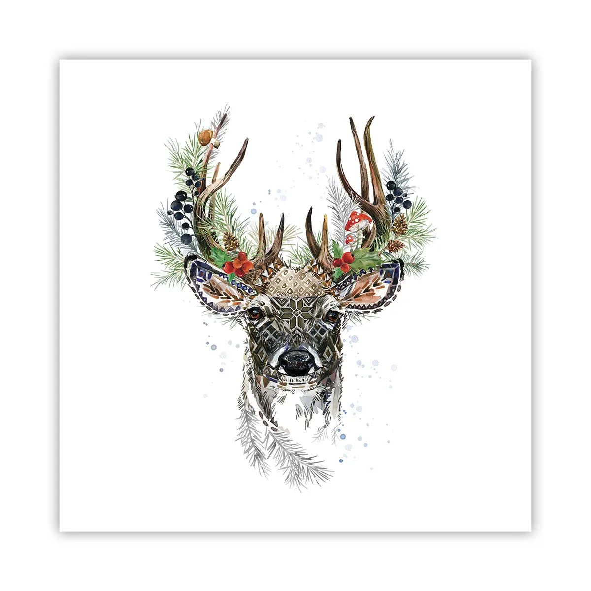 Affisch - I högtidskläder - 60x60 cm