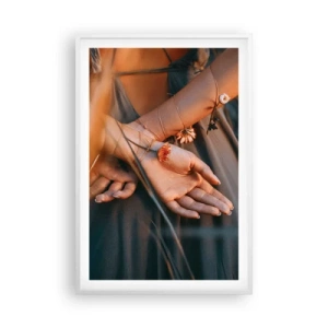 Affisch i vit ram - Bunden till naturen - 61x91 cm