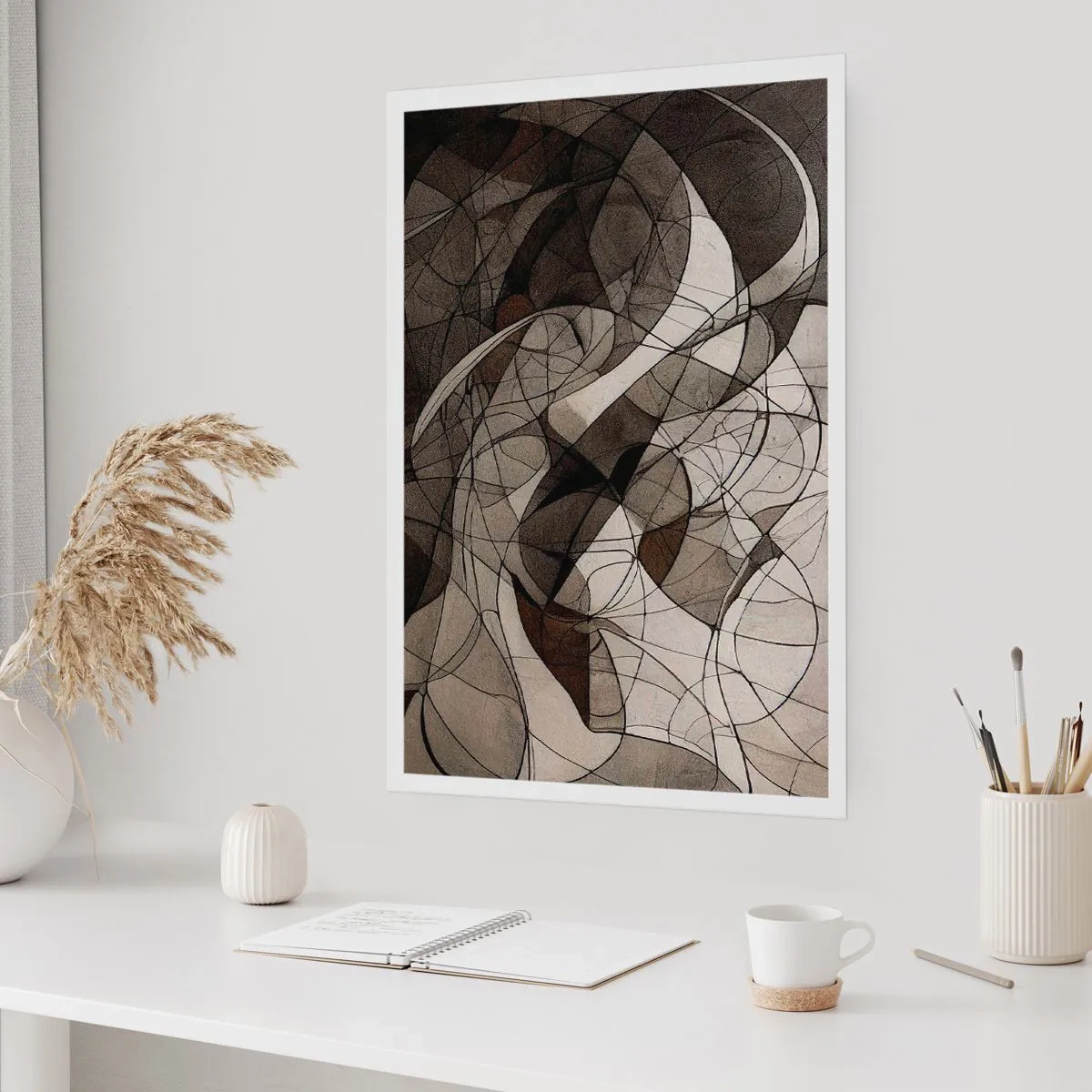 Affisch - Cirkulation av jordens färger - 50x70 cm