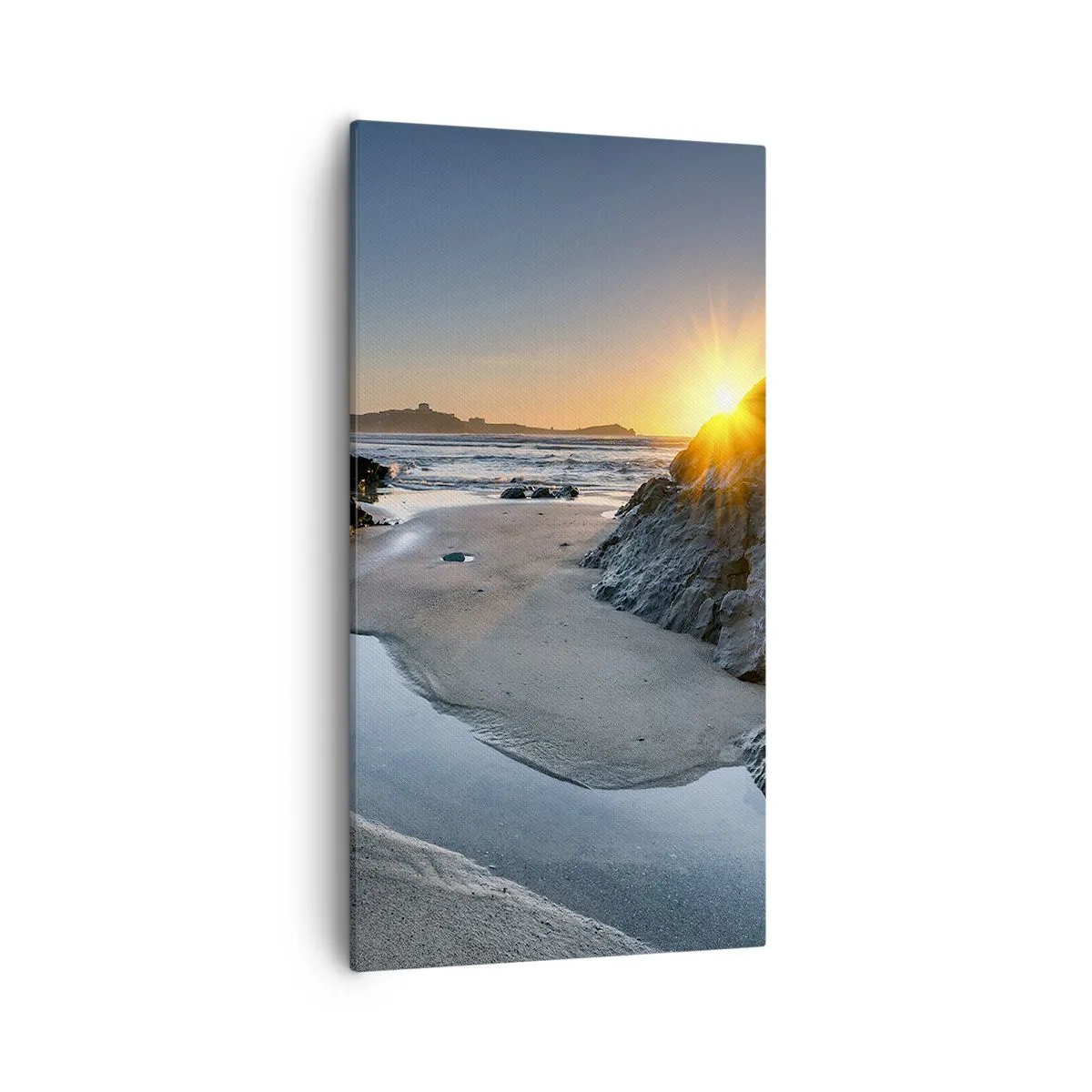 Canvastavla - Bild på duk - Orörd av människan - 55x100 cm